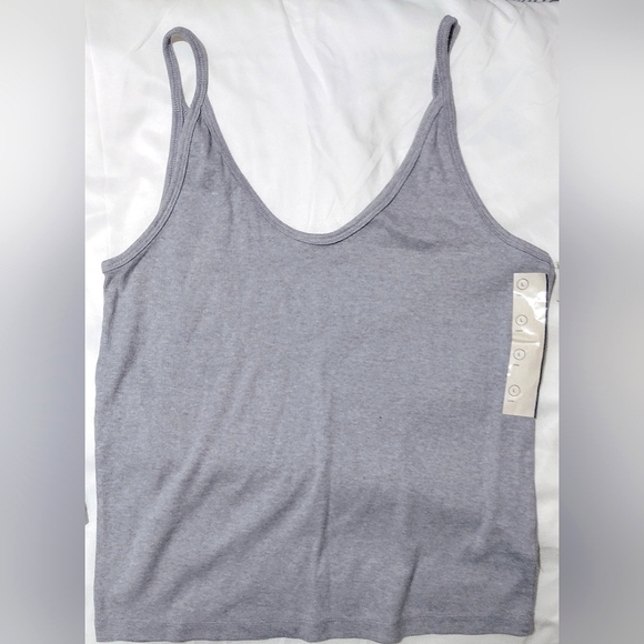 NWT🔥2 Pack Gray Cotton Stretch Tanks by Universal Threads "B1G1" Size L - Picture 4 of 8